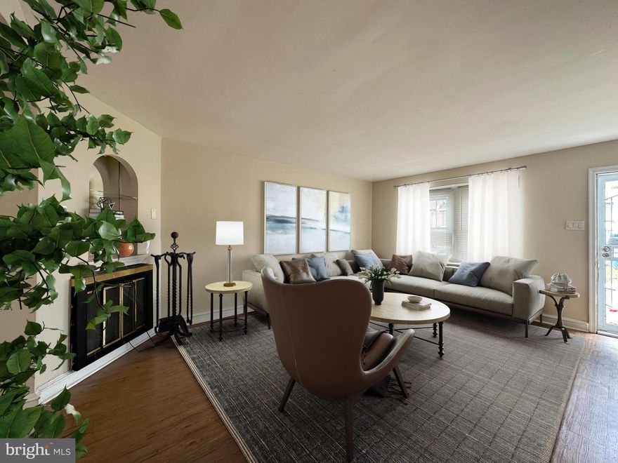 Located on a wide street in the Kingsessing area of Philadelphia, this lovely AirLite rowhome features three cozy bedrooms and a well-designed bathroom. As soon as you step inside, you'll be welcomed by a charming living room with a decorative fireplace and an archway leading to the dining room. The dining room opens up to an efficient kitchen with modern cabinets. Upstairs, you'll find three nicely sized bedrooms with a full bathroom that has a skylight, which fills the space with natural light. The basement has extra living space that can be used as a home office, personal gym, or family room. The laundry area is down the hall, and there's a walk-out back. Additionally, there's a one-car attached garage. Schedule your showing today!
** The property does not come furnished.