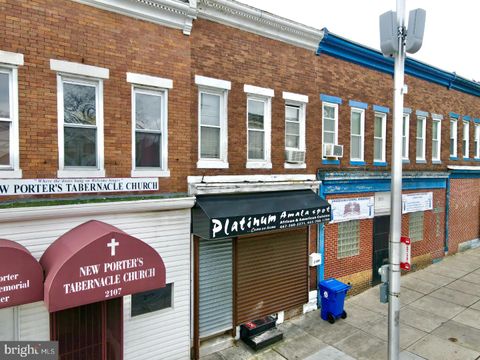 Photo of 2109 Edmondson Ave #A, BALTIMORE, MD 21223 (MLS # MDBA2194554)