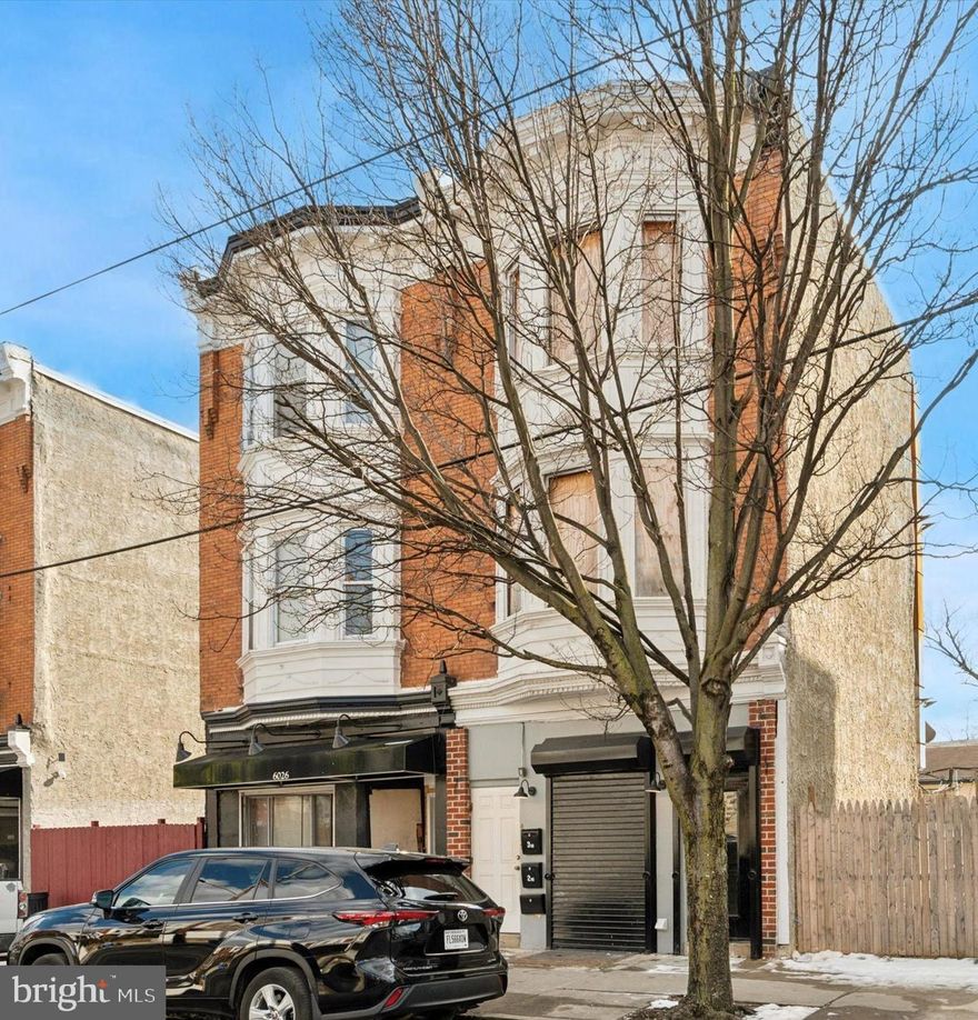 Here is an amazing opportunity to add to your current or future real estate portfolio!!!    With this one you cannot go wrong and if you pass on it you will regret it in no time.  Here you have an opportunity to start off the year with an income producing property.  On the 1st floor there is an already established business that is being used as a catering and carry-out spot.  On the 2nd and 3rd floor you will find 1 bedroom apartments.  Both units have great bones and would need some updates but could be back on the rental market in 30 days or less.  The 2 units have a separate entrance from the 1st floor tenant.   Seller is motivated and will consider all offers.