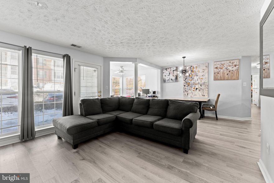 Welcome to 4911 Riders Court – a beautifully renovated 2-bedroom  condo located in the heart of Owings Mills! This move-in-ready home features luxury vinyl plank  flooring, quartz countertops, updated stainless steel appliances, and fresh modern finishes throughout. The open layout includes a flexible bonus space—ideal for a home office, den, playroom, or formal dining area. Enjoy the convenience of first-floor living with direct access from the parking lot,  making entry easy and accessible—no stairs needed. The spacious primary suite offers a walk-in closet with ample space!  Located just minutes from Foundry Row, Mill Station, Metro Centre, shopping, dining, commuter routes (I-795), and public transit, this home blends comfort, location, and lifestyle. Don’t miss your chance to own this fully updated condo in a prime location! Schedule your showing today.