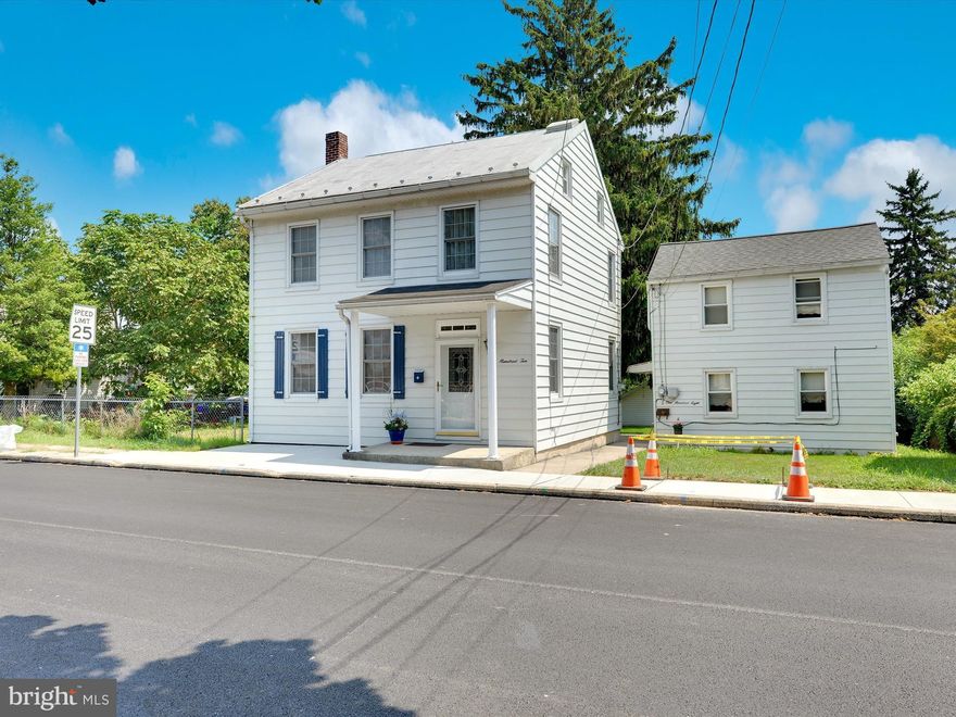 Unique opportunity for rental income in Manchester! Check out this 2 unit property- you can live in the main home & rent the separate apartment (listing price is for both dwellings)! The main house has 2BR/1BA with a separate detached 2 story 1BR/1BA apartment building. There is also a detached oversized 2 car garage plus more off-street parking. Main house has laminate wood flooring throughout living & dining spaces. Updated replacement windows throughout both dwellings. Nice sized shaded backyard with patio. Nice location with a small-town feel, yet close to commuter highways. Located in an area eligible for $0 down USDA financing. Schedule your showing today!