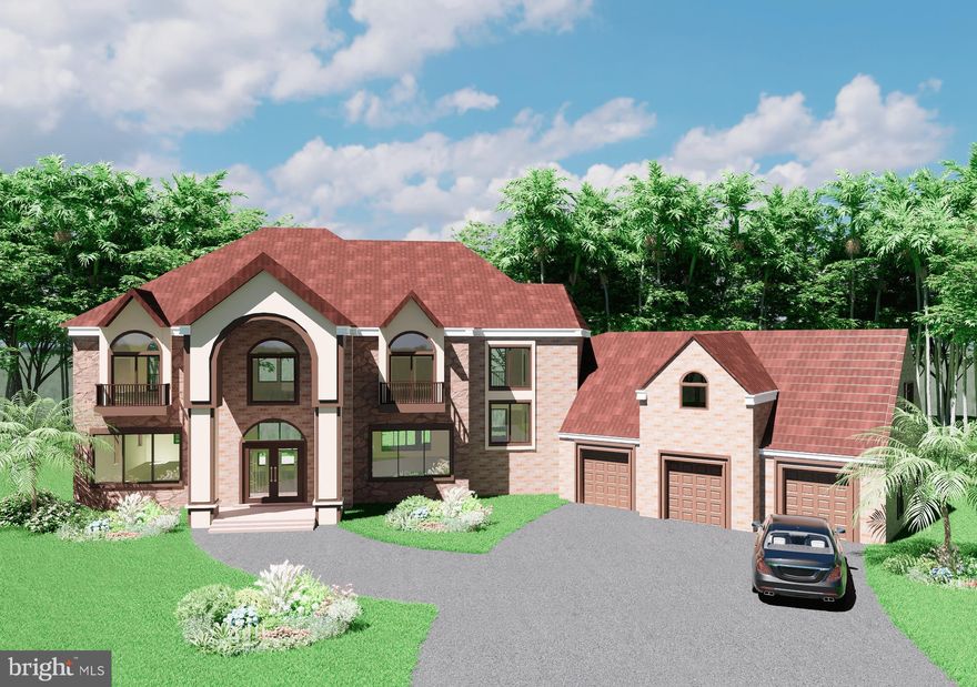 Introducing an extraordinary new construction estate in the prestigious Beacon Hill community of Leesburg, Virginia. Built by the renowned New Village Builders and slated for completion in 2025, this nearly 10,000 sq ft residence on three finished levels offers the ultimate blend of elegance, comfort, and thoughtful design. Step into a grand foyer where you're immediately greeted by a dramatic dual curved staircase and soaring 20+ foot ceilings in the foyer and leading into the family room. The expansive main level is anchored by a stunning great room with a fireplace and open sightlines into a show-stopping kitchen, complete with a massive island, top-tier luxury appliances, and custom finishes throughout. Designed with both everyday living and entertaining in mind, the home features separate formal living and dining rooms that maintain an open-concept flow. A spacious office sits tucked away with access to a full bath. From the attached 3-car garage, a custom dog wash station adds a practical yet luxe touch for pet lovers. Take one of three staircases to the upper level, where you'll find six generously sized bedrooms—each with its own en-suite bath. The primary suite is a sanctuary of indulgence, featuring a spa-inspired bath with a grand shower and soaking tub, a private balcony, and a custom walk-in closet. One of the standout features upstairs is the bonus room above the garage—a flexible space perfect for a second office, studio, or lounge. The fully finished basement offers endless potential with space for a custom bar, sauna, home gym, movie room, second office, and more. Whether you're entertaining or unwinding, the possibilities are limitless. Outside, the home is set up for elevated living with a built-in grilling area and ample space for future enhancements such as a pool, fire pit, or outdoor lounge. Beacon Hill Golf Club: The famed course is reopening in fall as an 18-hole championship layout redesigned. Scenic Beauty & Convenience: Just minutes to downtown Leesburg, with easy access to major commuter routes into D.C., the community offers both serenity and accessibility. This is more than just a home, it's a legacy property in one of Northern Virginia’s most sought-after settings. Don’t miss your opportunity to own a piece of Beacon Hill’s next chapter.