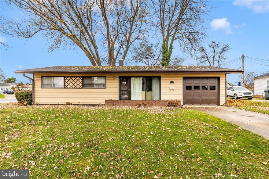 Attractive ranch home with garage and off-street parking on corner lot in a great Downtown Frederick location. Walk to shops, dining or stroll to Baker Park or Carroll Creek for seasonal entertainment! Close to 2 major commuting routes. This home features 3 bedrooms and one full bath on single level with an eat-in kitchen & carpeted living room with built-ins. Enjoy the covered patio for seasonal entertaining or relaxation. Deep garage has extra room for storage, plus driveway parking too. Update this home and you'll realize exceptional value compared to newer townhomes!