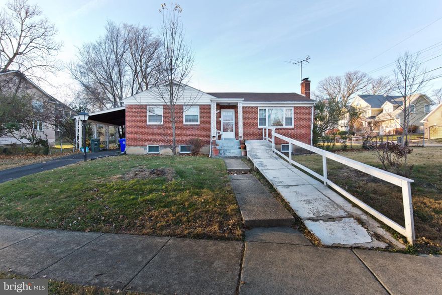 One of the only detached properties in North Arlington priced under $1,000,000. Quarter Acre lot with fenced backyard in Discovery/Williamsburg/Yorktown School pyramid (walk to all). Easy commute to East Falls Church Metro (less than 2 miles). Solid Brick Rambler with finished basement and walkout stairwell. Ready to renovate or build your custom home on this large lot. Lots of nearby homes valued at over $2 Million.  Open Saturday and Sunday Noon to 3pm. Offers being reviewed upon receipt. Seller may make decision before Monday. Call agent for details.