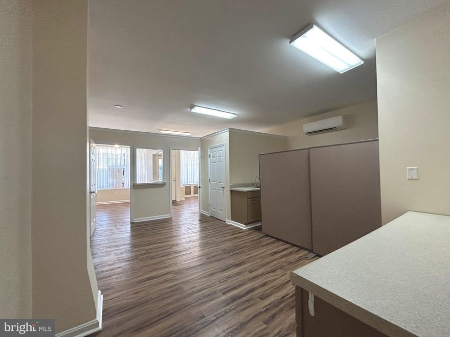 Formerly a Dentist office for many years, this professional space is perfectly presented for a new medical professional, insurance agent, attorney, consultant, architect, realtor, or maybe the perfect spot for an ice cream shoppe, boutique, nail or hair parlor.  Use your imagination because this place gets a huge traffic count and is move in ready.  Located just outside of downtown, this little shop has a super clean and nice waiting room, reception area, closet, and large room with bathroom.  New paint and LVP floor makes the space warm and beautiful.  The big windows and lighted advertising sign is the key to your success.  24 month minimum lease with 5% annual increase. Tenant is responsible to keep snow cleared from front sidewalk. Tenant to insure their contents of office. First month free! Live and work in one place by renting the adjacent apartment! Please schedule your tour asap!