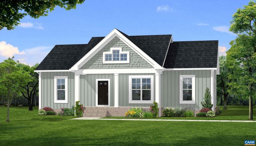 OPEN-CONCEPT 3-BEDROOM, 2-BATH HOME ON 5 PRIVATE ACRES IN BUCKINGHAM COUNTY! This Laurel Creek plan offers modern comfort in a serene, spacious setting. The great room with cathedral ceiling flows seamlessly into the kitchen and dining areas, perfect for entertaining or everyday living. The kitchen features granite countertops, Merillat cabinets, a central island, and pantry, while LVP flooring runs throughout the main living spaces for durability and easy care. Cozy bedrooms with plush carpeting provide restful retreats, and stylish bathrooms feature modern fixtures. Outside, enjoy 5.5 acres of privacy and space for outdoor activities or simply relaxing in nature. This home combines peaceful rural living with convenient access to schools, amenities, and recreation. Don?t miss your chance to own this exceptional Buckingham County property! Slated for completion August 2026.