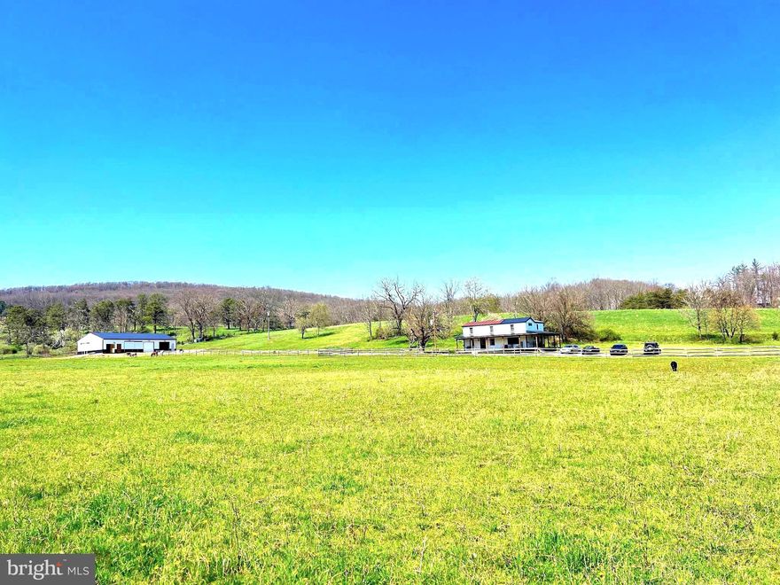 This rolling farm unfolds to beauty in every direction, from hill top meadow overlooking pond to huge, towering old oaks, to  level fenced pasture and a beautiful stream. This is a place to call home, start your own farm, expand the pasture and bring more livestock! Five minutes off Corridor H/Route 48 at Baker, and just a minute off Old 55, you couldn't  find a better location for convenience to Moorefield or Winchester. The 100+ year old three bedroom, two bath,  farm house has been renovated with rustic charm and is quite livable! In addition, a new well has been installed on the hill top for a build site, should you choose to build your dream home. It affords a splendid panoramic view to the east! An enormous, new 3200 square foot  barn/garage has recently been built. It includes  water,  heated floor hook up, two stalls for horses, a hay mow and plenty of room for  farm equipment storage, a work shop and garage for vehicles, toys and then some!! A farm like this doesn't come along often! Get pre-qualified with your lender and schedule your appointment for a private viewing! 24 hour minimum notice required, please.