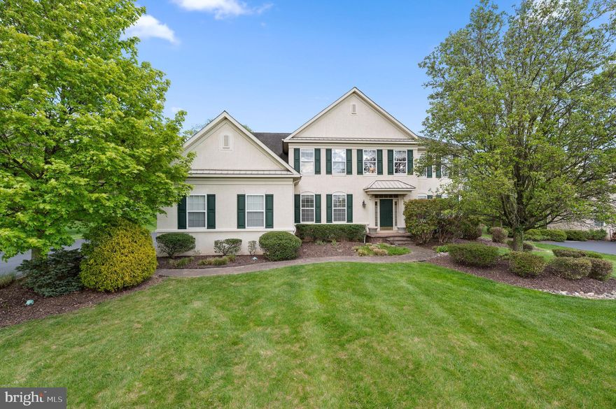 Welcome to 506 Hiram Road, where luxury meets tranquility in the desirable Wainwright at Whitemarsh neighborhood nestled within a serene cul-de-sac. Stepping inside you will discover a grand two-story foyer, setting the tone for the elegance that awaits within. To your left, an inviting  home office with custom built in bookshelves. The spacious dining room is adorned with wainscoting—a perfect setting for hosting your memorable gatherings. Just wait until you see the chefs kitchen- the expansive island, double wall oven, and walk in pantry are a dream come true! Adjacent to the kitchen and breakfast room, a cozy family room beckons with the warmth of a wood-burning fireplace, ideal for cozy evenings catching up. Headed upstairs via one of the two staircases, discover five bedrooms, each offering its own unique charm and comfort. The generous primary suite boasts multiple closets and a sitting room, providing a peaceful retreat at the end of the day. The Primary en suite, complete with a soaking tub, is spacious, light and bright! Venture downstairs to the finished basement, where endless entertainment possibilities await: a spacious movie room, game room, home gym and even ample storage. Outside, the private backyard oasis awaits, enveloped by mature trees that provide year-round privacy. Enjoy the serenity of nature or host al fresco gatherings in this picturesque setting. A three-car side-entry garage completes this exceptional offering, providing convenience and ample parking. Schedule your tour today!