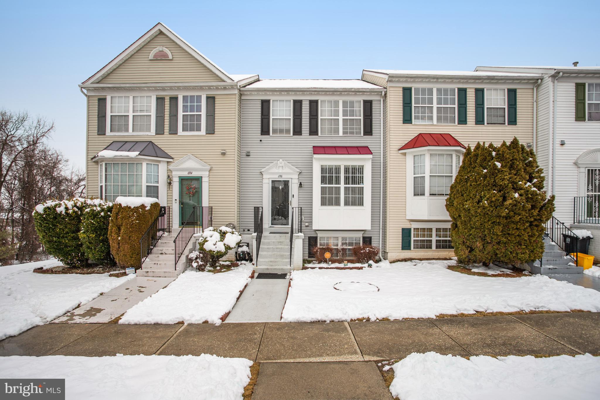 Welcome to your dream townhouse at 6916 Aquamarine Ct, Capitol Heights, MD. This stunning 4-bedroom, 2.5-bathroom home offers a perfect blend of comfort and style, ideal for modern living. As you step inside, you are greeted by a warm and inviting atmosphere.
The primary bedroom is a true sanctuary, complete with a walk-in closet and an attached bathroom for added convenience. The additional bedrooms offer ample space and versatility for guests, or a home office. The fully finished basement provides endless possibilities for storage, a home gym, or a recreation area.
This townhouse is a perfect blend of functionality and style, offering everything you need for a comfortable lifestyle. Don't miss the opportunity to make this beautiful home yours with an easy commute to downtown Washington, DC, Capitol Hill, National Harbor/MGM Casino, Joint Base Andrews, Navy Yard, and major highways including I-295, I-395, I-95, and I-495.I-295. Less than 1-mile from the Blue Line Metro (coming soon Purple Line). Minutes from Costco, Wegman’s, and all of your shopping needs!
Schedule a viewing today and experience the charm and convenience of 6916 Aquamarine Ct.
This townhome is in a 100% financing qualifying Zip Code! Contact Agent for details.