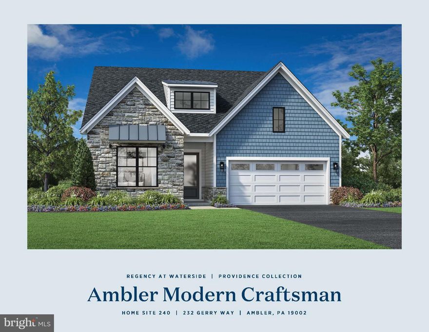 Welcome to one story, single family living at its finest in our Ambler design that  offers over 2,071 sq ft  of open concept living space. You’ll find two bedrooms, two full baths an office space all on one floor making this home easily accessible. This home also includes a full unfinished basement for all of your storage items, or to finish in the future. The ten foot ceiling height and the larger widows are amazing part of the Toll Brothers luxury built home.   The openness is perfect for the entertainer including a gourmet kitchen with stainless appliances, gas cooktop with exterior venting and large center island.  All you need to relax in privacy and still enjoy the community lifestyle.  Of course the highlight is  your new 10,000 square foot clubhouse featuring an indoor pool, bocce courts, fitness center, putting green, dog park and so much more.   Contact us to tour this Quick Move in home.