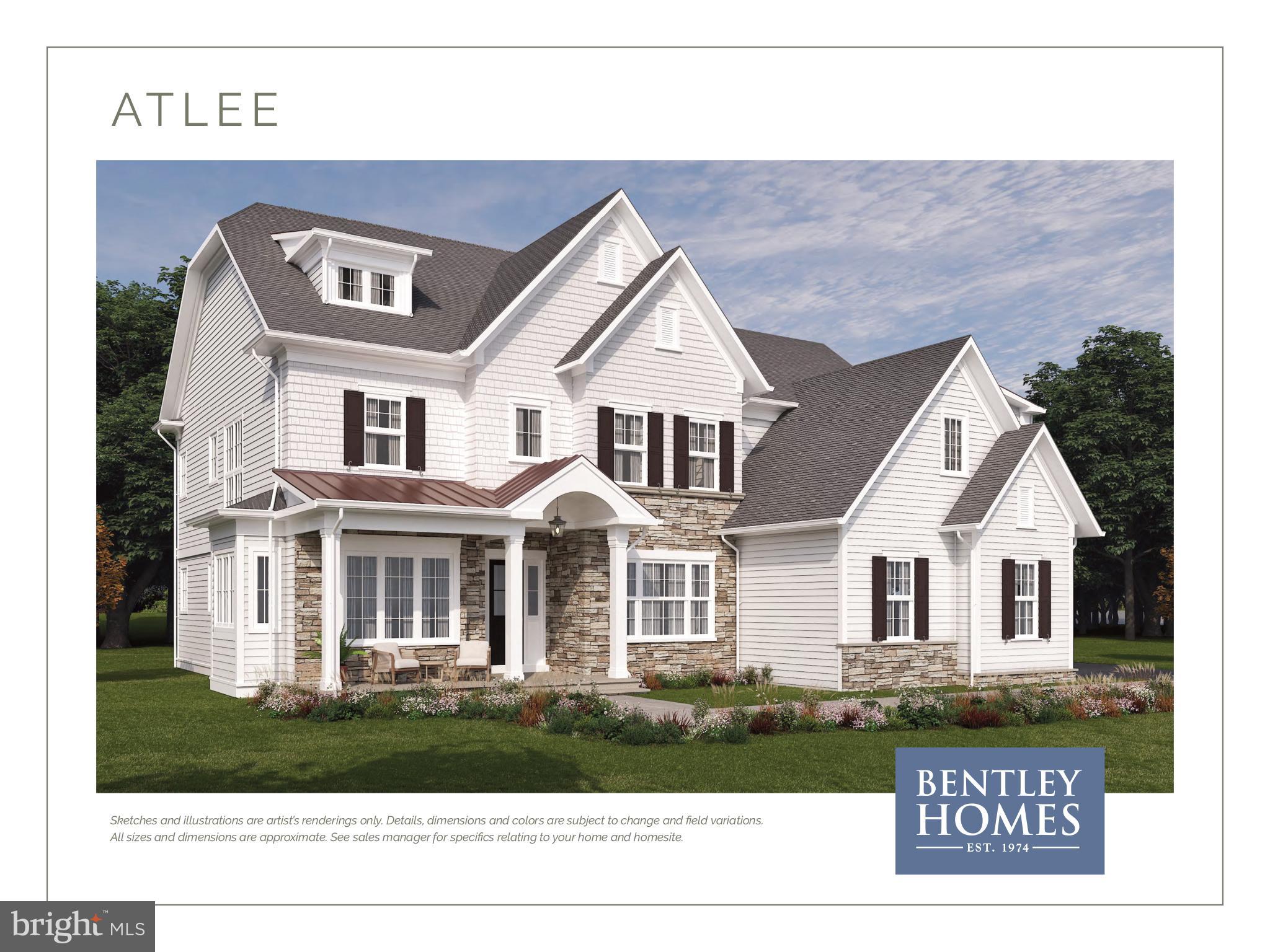 Now is your chance to purchase a gorgeous new construction home in Great Valley School District! The Atlee Model, built by the renowned Builder, Bentley Homes, is slated for a Summer 2025 delivery. This popular floor plan offers 4000+ square feet of living space. It includes 4 bedrooms and 3 and a half baths, a 3-car attached garage and a full foot-print basement, all located on over 2 acres of land in beautiful Chester County. Get in pre-construction in order to customize all of the special finishes that will create your dream home. Bentley Homes has a reputation like no other. Starting in the home building business over 50 years ago, their reputation precedes them for both quality and craftmanship. All of their models include high-end finishes and open floor plans and the flexibility to meet your lifestyle needs. **Actual Photos are of different completed models by Bentley Homes**