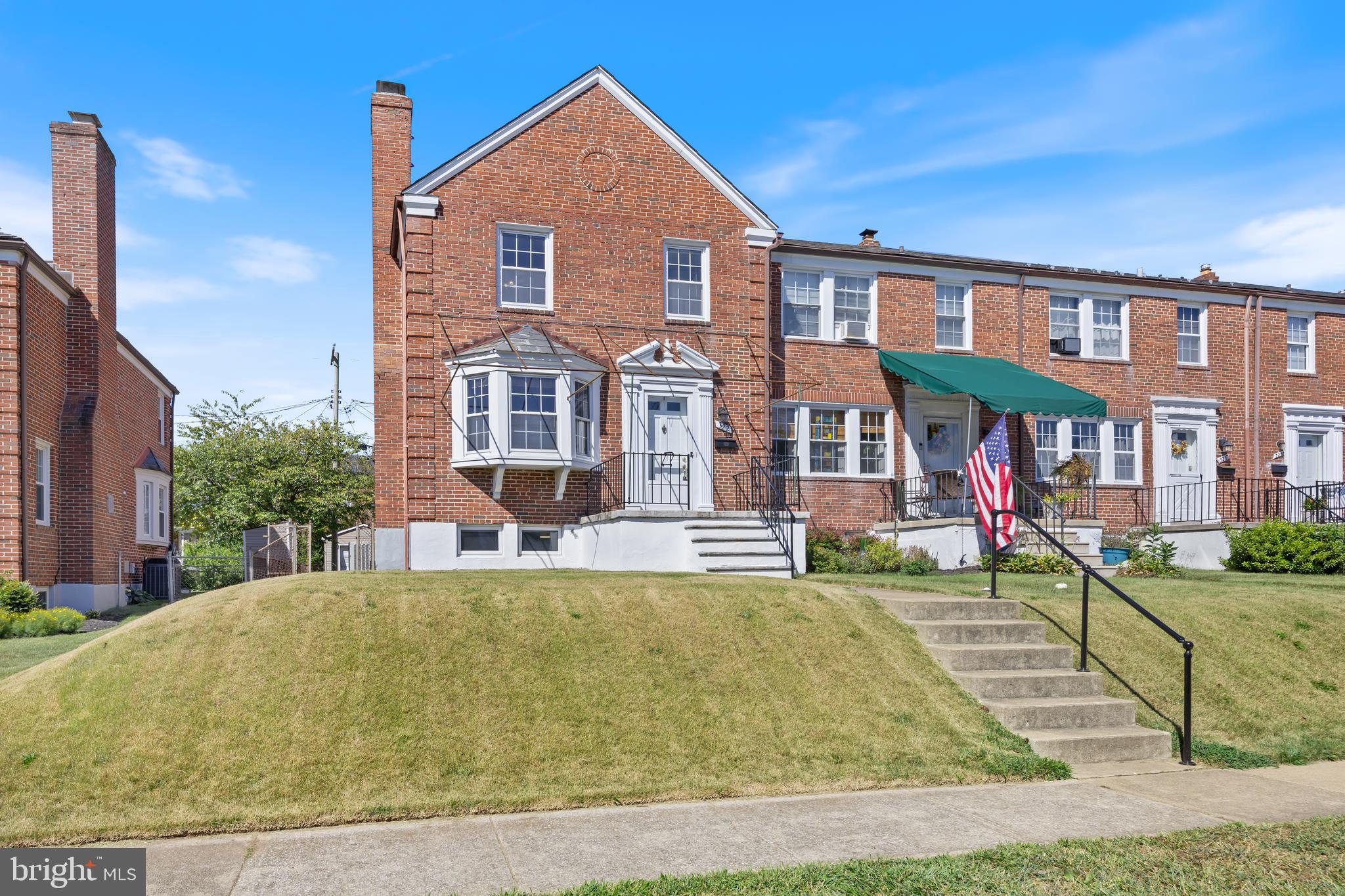An amazing opportunity to own an end unit townhome in the sought after community of Academy Heights; one of the few units available that also include a detached garage! This well maintained end-of-group brick townhome features a charming front porch, fenced backyard, and covered back deck. As you enter the home you are welcomed with gleaming hardwood floors throughout the main and upper level with 3 bedrooms, 2 1/2 bathrooms and a bonus 4th room in the basement. The main level features a powder room, a living room with a wood burning fireplace, bay window and connects to a separate formal dining room perfect for entertaining. The kitchen offers great space for cooking, with direct access to both the basement and the outdoor covered deck for relaxation. Upstairs, you’ll find three spacious bedrooms, each with hardwood floors, and a full bath. The lower level offers a spacious 4th room to be used for a gym, rec room, office, etc, abundant storage, a workshop, a full bath, laundry area, utilities, and walkout access to the expansive rear yard w/ a detached garage! Living here, you will enjoy the abundant shops and restaurants, farmers markets, 4th of July festivities, music venues, green space, the annual arts & crafts festival, UMBC, CCBC, nearby Historic Catonsville, paradise shopping row, Old Ellicott City, Downtown Baltimore, and more. Convenient commuter routes include I-95, I-695, I-70, I-195, MARC Train, CCBC, and BWI Airport! You won't want to miss out on this one!