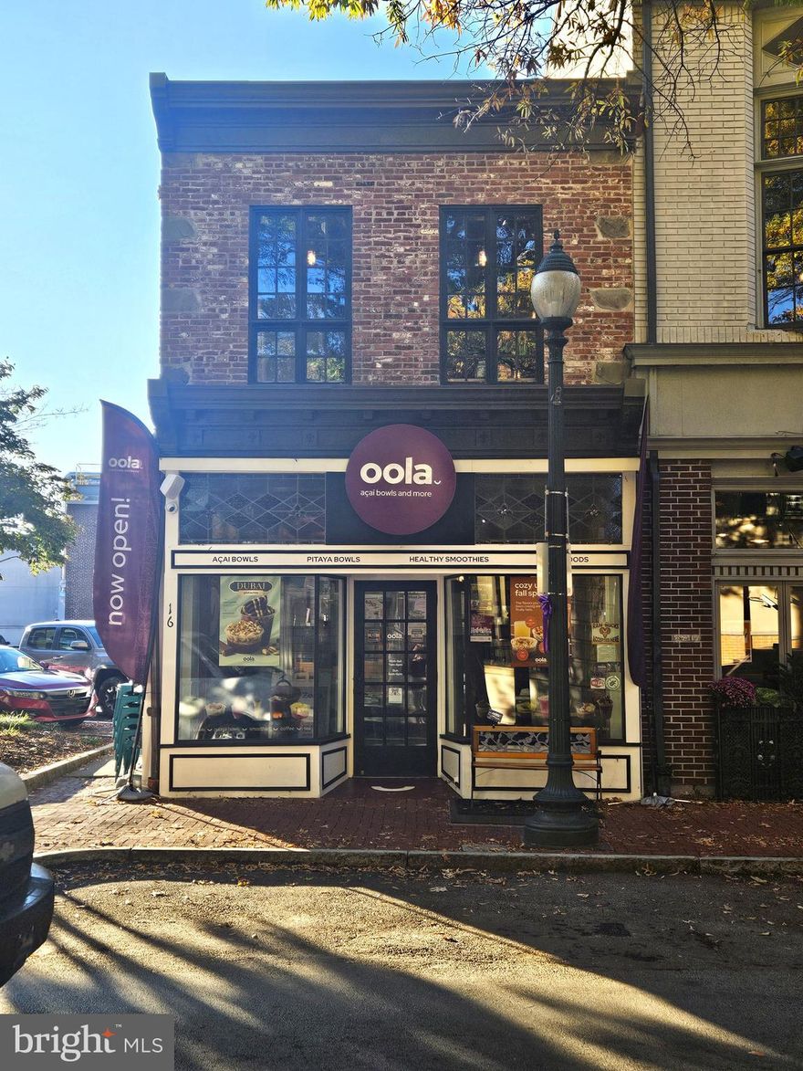 Center of West Chester Borough Retail
• 2,333 SF on Two Floors
• Seating for 50 (36 Inside + 14 Patio)
• All High Level Finishes
• Large Windows Overlooking Downtown
• Outdoor Seating Area
• Adjacent Parking Lot 61 Cars
• High Visibility Street Frontage and Signage
• Completely Renovated 2024
• New Roof
• New HVAC
• New 500 Amp Electrical Service
• New Plumbing Throughout
• Fully Fit-Out QSR
• Seller Will Lease Back Under NNN Lease
• 7% Cap Rate
• Can Be Delivered Vacan