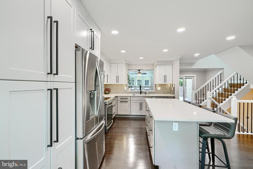 ***MULTIPLE OFFERS HIGHEST AND BEST DUE 8/5/2025 BY 7PM*** Welcome to 1 First Tee Court, the largest model in the highly sought-after Greens at Smith! This beautifully updated townhome features engineered hardwood floors and a fully renovated eat-in kitchen with a large island, abundant cabinetry, quartz countertops, stainless steel appliances, and a breakfast area. The open-concept dining and living spaces are filled with natural light from large windows and seamlessly flow to a spacious deck overlooking the fenced-in yard.

Upstairs, you'll find 3 bedrooms and 2 full bathrooms, including a renovated primary suite with a dual vanity, stand-up shower, and ample cabinetry for extra storage. The finished basement offers a versatile rec room/bedroom, a full bath, and plenty of storage space.

Recent upgrades include a new AC system, new windows and doors (featuring a premium sliding door with built-in blinds), renovated bathrooms and kitchen, new washer and dryer, gutters, downspouts, and custom landscaping with a beautiful walkway leading to the backyard.