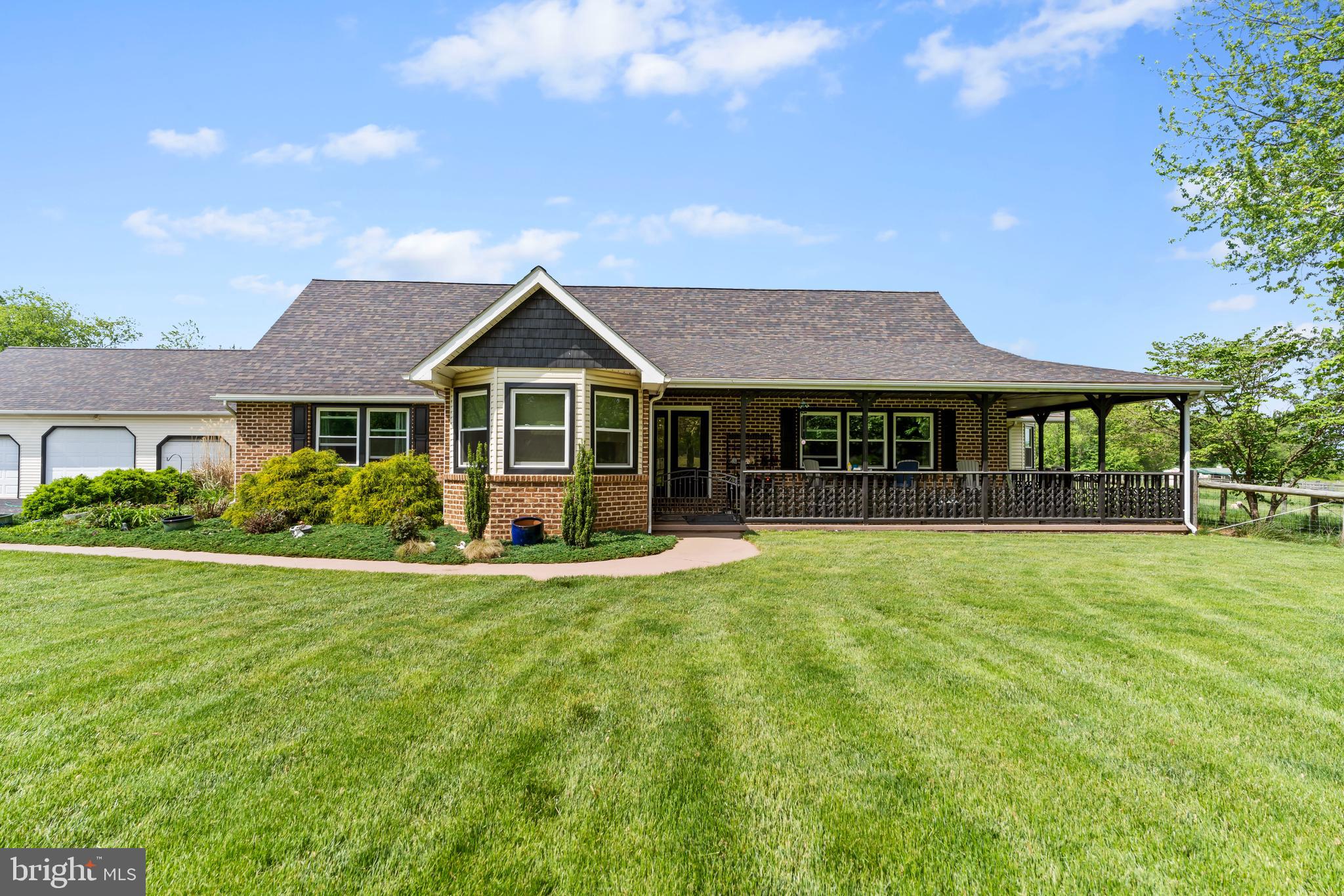 Unique horse farmette in Silver Spring Township / Cumberland Valley Schools. 11.19 acres (Clean & Green = LOW taxes!) - 5 stall horse barn, tack room, riding ring and paddocks. Experience luxury rural living in this 3,204 sq. ft. 4 bedroom, 3 bath home situated back a long private lane. The first level features 2 bedrooms and 2 full baths, living room, den, kitchen, laundry and HUGE family room. 2 additional bedrooms and full bath on the second level and a partially finished lower level. Outside you will find a massive detached 4 car garage, wrap around porch and above ground pool. The perfect property for a stay-cation with your horses! Peace of mind for years to come due to the many recent improvements: New roof 2021, new windows 2019, new garage doors 2025 and new septic pump June 2025! (Complete list of improvements with seller's disclosure). Close to US Army War College, Dickinson College, Penn State Dickinson Law School, PA Turnpike and I-81 access, and several wonderful parks!