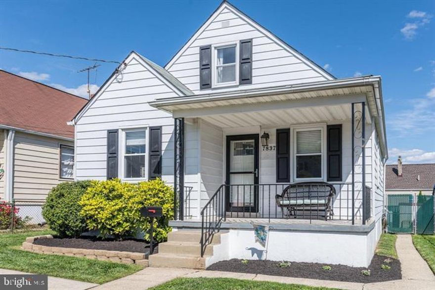 Highest and Best Offers due Sunday at 6pm.  Offers presented on Monday.
In the market for a home? If so, this 3 bed/2bath beautifully charming cape cod, located in the Parkville Heights community in Baltimore County is waiting for you! Enter into the main level by way of the front porch and experience a dining area, crown molding, and modern flooring that continues throughout. The kitchen offers 42” cabinetry, stainless steel appliances, and granite counters. Two sizable bedrooms adorn the entry-level featuring custom blinds and a neutral color palette. A spacious upper-level bedroom offers plush carpet. Arrive into the fully finished lower level highlighted by recessed lighting, ceramic tile flooring, a full bath, and a wet bar that make this an ideal space for entertaining. Spend time with loved ones and enjoy the fenced yard, deck, and patio. Major commuter routes include I-695, I-95, and I-83. Don't miss out! (Pictures are from 2021).