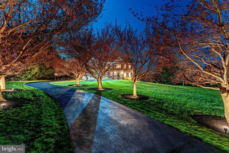 Fall in Love....they did! Live just minutes from Downtown Purcellville's "Best of Loudoun'" restaurants and shopping. Enjoy events and activities at close-by Franklin Park Performing & Visual Arts Center. Plan a trip to Loudoun Farmers markets, wineries or breweries. There is something for everyone! The Farmington on the Green Community is one of Purcellville's best kept secrets. This home is perfectly sited on almost 2 acres, adjoins open space and a quiet cul-de-sac. You will be greeted by beautiful mature Cherry Trees that line both sides of the driveway. Step inside to a modern open floorplan designed to enhance your everyday casual living while creating the perfect environment for large gatherings and extended time with friends and family.   The main level offers a beautiful dining room and living room  overlooking the open space, a well designed mud room, half bath and private office with custom French doors. The chefs kitchen with floor to ceiling cabinets, coffee/wine bar,  open dining area with access to exterior deck and patio, expansive two story family room with beamed ceilings, and a magnificent wood burning fireplace with custom stone surround, bring together your most loved indoor living spaces. Imagine gourmet cooking while still feeling connected to family and friends enjoying activities in adjoining rooms. When its time to call it a night your family or guests can choose from one of 4 upper level bedrooms which include the primary bedroom suite with built-in floor to ceiling custom cabinets, a reading nook with incredible views and a private upper level office or bonus room. Should you want a little quiet time you will appreciate a luxurious spa like bath designed with stand alone tub and shower with floor to ceiling tile. The lower level was perfectly designed to include amenities everyone will enjoy for years to come. Enjoy an exercise room/gym with all of the bells and whistles, a gathering room,  kitchenette, full bath, private guest suite and walk-out access to stone patio.  This is one of the few homes that offers beautiful views from every room.  Additional features include, oversized 3 car garage, owner installed and fully owned solar panels, hardwood floors, dual fuel HVAC, expansive deck, hardscaped patio, second staircase, wood burning fireplace, and gas fireplace in owners suite.  Solar panels provide significant savings!