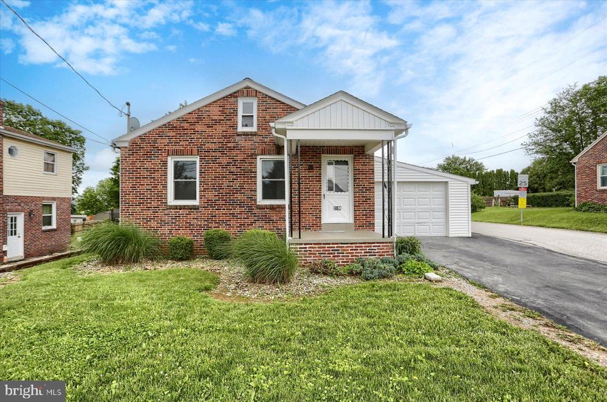 Move-In Ready Ranch Home on a Corner Lot!
Welcome to this solidly built, beautifully updated one-floor ranch-style home,  situated on a corner lot. Freshly painted throughout, the home offers a bright and inviting atmosphere from the moment you step inside.  The main living spaces include a comfortable living room, a dining area, and an upgraded kitchen featuring brand-new stainless steel appliances, a stylish stone backsplash, and gorgeous granite countertops. A custom granite-topped prep table provides additional workspace or casual dining space.  This well-constructed home offers three bedrooms with charming wood floors and a full bath that includes the convenience of a built-in laundry chute.  The expansive basement boasts a fresh epoxy floor, offering endless possibilities—create the perfect rec room, home gym, or workshop.  There is a new hot water heater, newer windows, and efficient natural gas heating.  Outside, enjoy a large, level backyard with a brick paver patio—ideal for entertaining, relaxing, or summer BBQs. The oversized one-car garage provides ample storage or room for a workbench.  Quick settlement available for this move-in-ready solid-built home.