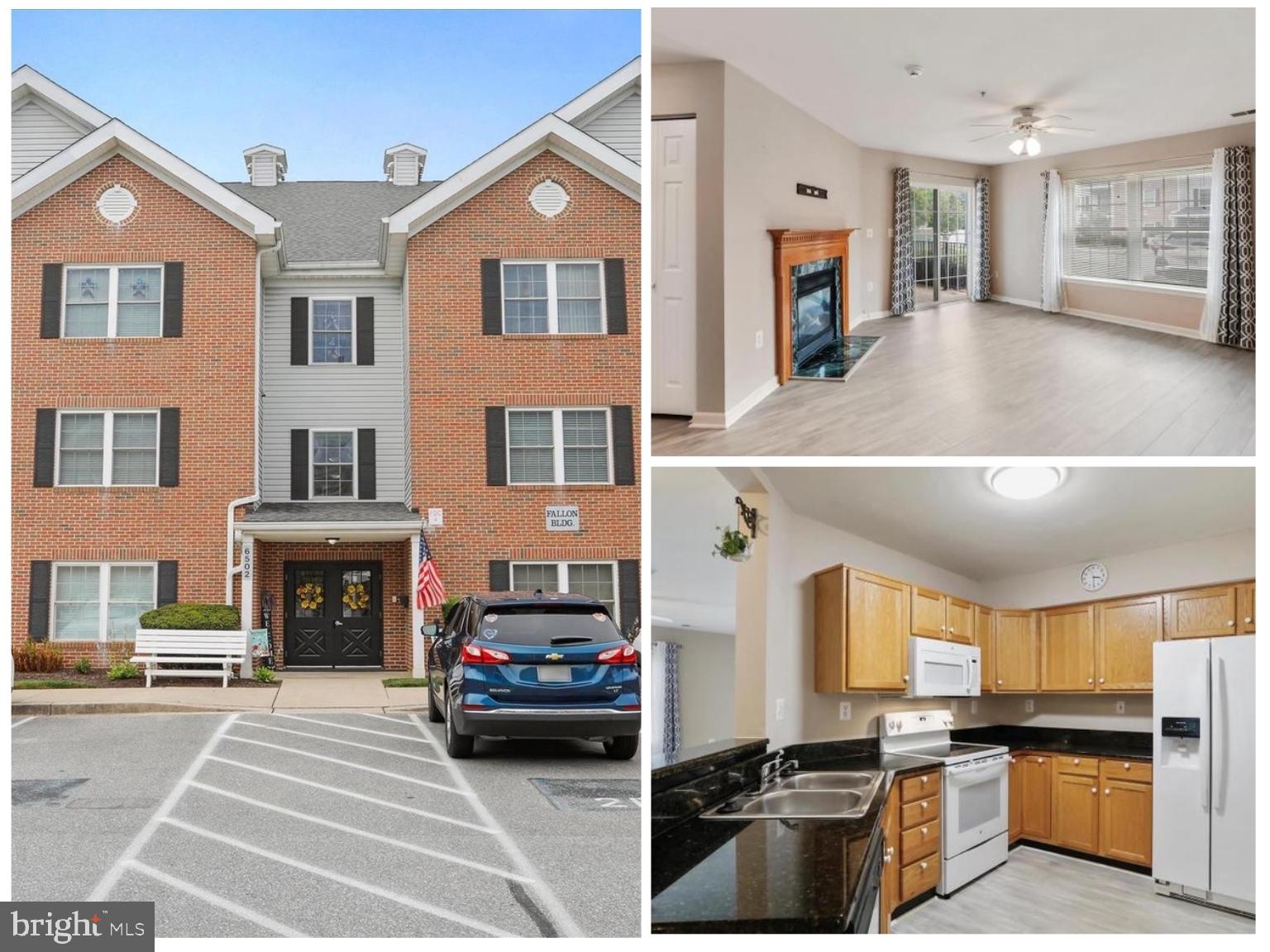 Welcome to Nells Acres, a peaceful 55+ community in Sykesville. Convenience is everything here—this condo is the very first door on the right as you enter the secure building, with your assigned parking spot located just steps from the front entrance. Daily errands and coming and going couldn’t be easier.
Step inside to an open living space with updated flooring, a cozy gas fireplace, and sliding glass doors that lead out to your private patio. The kitchen features granite counters, a double sink, and newer appliances, including a fridge, oven, and microwave. The layout flows into a separate dining area and a laundry space with an upgraded Samsung washer and dryer.
Down the hall, you'll find two bedrooms and two full baths, including an primary suite with two closets and a newly installed shower surround. Additional perks include a dedicated storage unit in the basement (100 CF), one reserved parking spot, and plenty of guest parking nearby.
Residents also enjoy access to a community clubhouse with a meeting room, fitness space, and game area. Roof replaced in 2022, water heater in 2017, and HVAC has been maintained regularly. Easy, comfortable living in a well-kept setting.