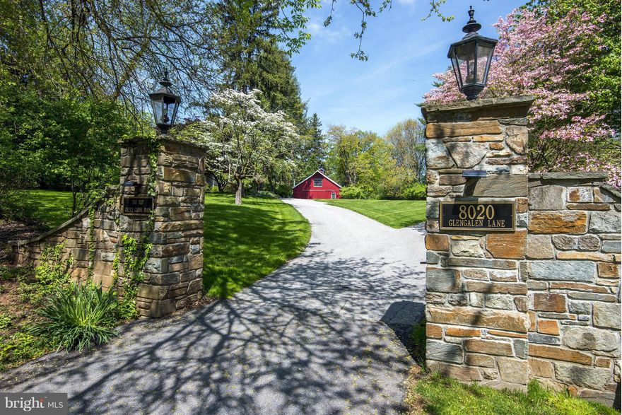 Quintessential charm and character abound on this 1.5 acre Chevy Chase estate. Once home to the original Chevy Chase Dairy, the barn remains as a one bedroom/office suite (rented $3,000/mo). Inviting spaces, sun filled rooms, absolute privacy, huge kitchen and family room, detached office and heated pool complete the picture.  An exceptional opportunity!
