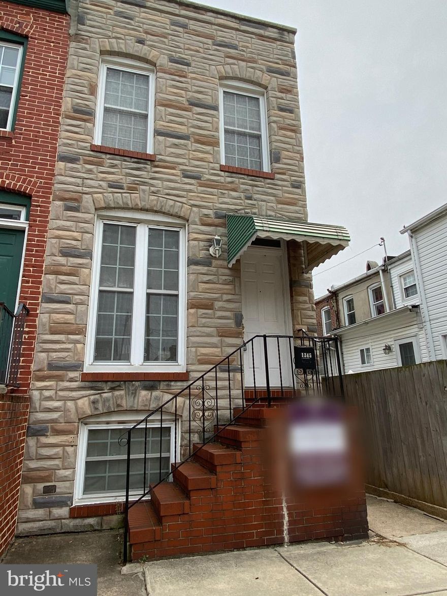 Welcome to 1345 Richardson Street in Locust Point.  This unique home is an end-of-group townhome that features many upgrades including a kitchen equipped with stainless steel appliances, granite countertops, a breakfast bar with stools, plenty of natural lighting, hardwood floors throughout main level, back fenced yard with a small deck off the kitchen - great for cookouts and entertaining. The upper level has a large bedroom with a spa bathroom, pamper yourself in a multi-person jacuzzi and large walk-in shower complete with custom tile work. The lower level  offers a finished bonus room - great for a den, tv room or office space as well a large laundry/storage room.  Close to major highways to include I95, 395, 295, and 695. Also close to the water taxi, Latrobe Park, Fort McHenry National Park, Shopping Centers, and much more. On-line application is available - all applicants over 18 will need to submit an application that includes a credit and background check, proof of income, and rental history.