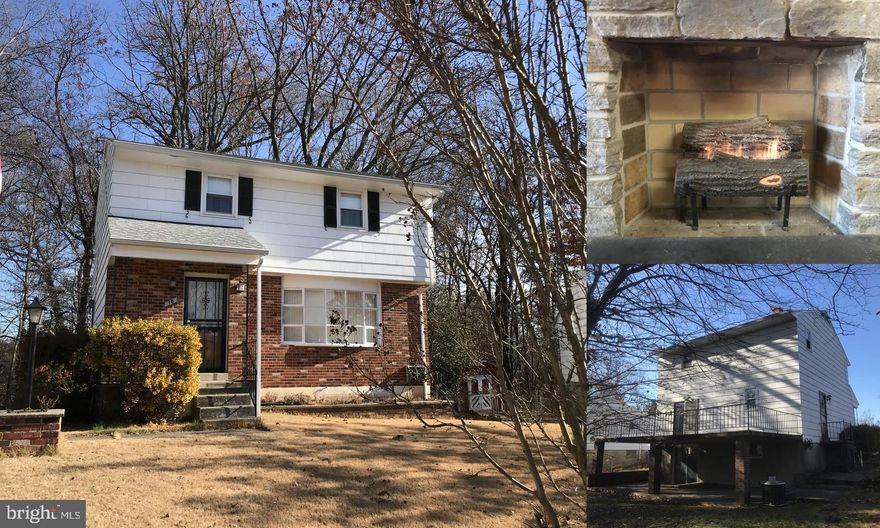 CLOSING COST ASSISTANCE AVAILABLE FROM SELLER! Classic Colonial home protected by a One Year HMS WARRANTY. End of a court location and 3 full levels of living area. The home has "good bones" like real wood floors and replacement windows. The room sizes are much larger than you get in newer homes and  the  master bedroom and bedroom 3 have  walk in closets. A huge 27 x 12 deck and 27 x 12 covered patio over look the fenced rear yard perfect for your dog.  A full wall of real stone surround the gas fireplace.  If you know how to operate a paint brush, and want a great home at a fantastic price, Make an appointment now.