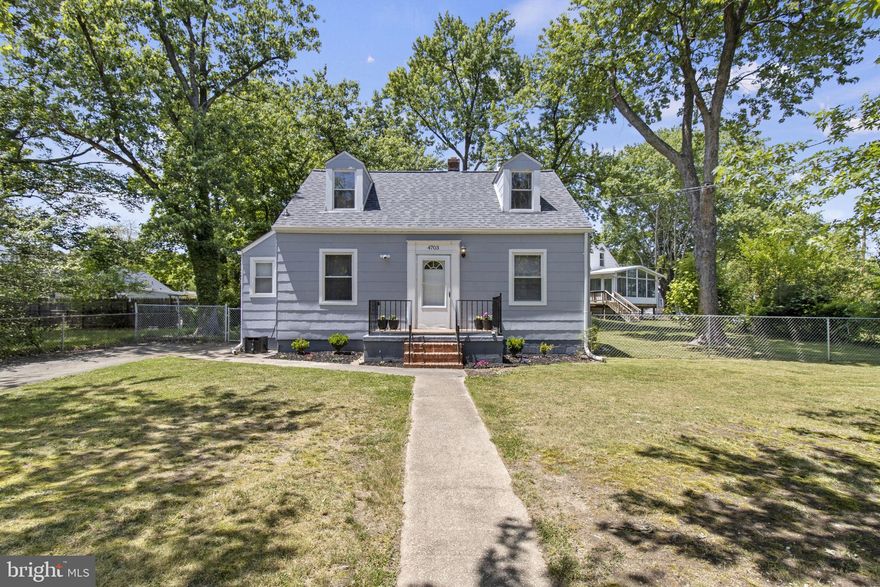 Welcome to the charming neighborhood of Morningside, MD, where an adorable two-story Cape Cod home awaits you. This delightful residence boasts a perfect blend of comfort, style, and functionality, making it an ideal place to call home. 

Upon entering, you'll be greeted by a warm and inviting atmosphere that instantly puts you at ease. The upper level of this lovely home features a full bedroom, providing a cozy retreat for peaceful nights. Additionally, a convenient half bathroom on this level offers privacy and convenience for you and your guests.

As you make your way to the main level, you'll be delighted by the spaciousness and versatility of the floor plan. This level hosts two generously sized bedrooms, providing ample space for relaxation, work, or hobbies. A well-appointed full bathroom caters to the needs of both residents and visitors.

One of the highlights of this Cape Cod gem is its new roof, ensuring peace of mind and protection from the elements. The exterior is further enhanced by a sizable fenced-in yard, creating a secure and private oasis perfect for outdoor activities, entertaining, or simply enjoying the sunshine.

Located in the community of Morningside, this home offers the perfect blend of tranquility and convenience. Enjoy the serene surroundings and friendly neighborhood atmosphere while still being just a short distance away from everyday amenities, including shopping, dining, and entertainment options at the National Harbor or across the bridge to Old Town Alexandria.  Commuters dream, just minutes to Andrews Air Force Base. 

Don't miss out on the opportunity to own this enchanting home. This property offers everything you need and more. Schedule your showing today and make this delightful residence your own!