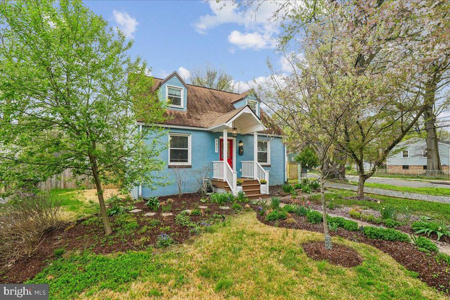 Welcome to this beautifully maintained and updated 3-bedroom, 2-bathroom Cape Cod, perfectly situated on a spacious corner lot in the sought-after Riverdale Park community. Built in 1950 and thoughtfully expanded, this home seamlessly blends classic charm with modern conveniences!    Visit this Charming & Updated Cape-cod on Saturday at the Open House 12-2!   A cathedral ceiling family room was added in 2018 and located off of the kitchen featuring a gas fireplace and laundry room with double doors, accessing fenced, backyard and huge deck! Fully fenced  with wood privacy fencing, large deck and yard for entertaining  and playtime! For your pets and children!  The front of the house, when you walk in, is a welcoming & open living room, with natural  light and updated windows throughout! The Gourmet galley kitchen has just been updated with new butcher block countertops in 2026, stainless steel appliances and double stainless steel sink. There is a special two pantry system that is original and deep closet space.  They open up  fully to allow access to both pantries without interference to the kitchen.  Rare for a home this age! The main level also features original and new wood floors throughout with two bedrooms and an updated, adorable, clean tiled  bathroom with full tub and bath. The upstairs en suite is incredible and feels like a resort boutique hotel!  Featuring plenty  of closet space, comfort and sophisticated Spa style bathroom with separate walk in closet.  Please see improvement list attached in documents for all updates! *Walk to many restaurants and shops in Old Town of Riverdale! Parks are surrounding this community and Whole Foods and New Town Center is less than 5 mins away.  10 minute drive to DC!  Don't Miss this one!