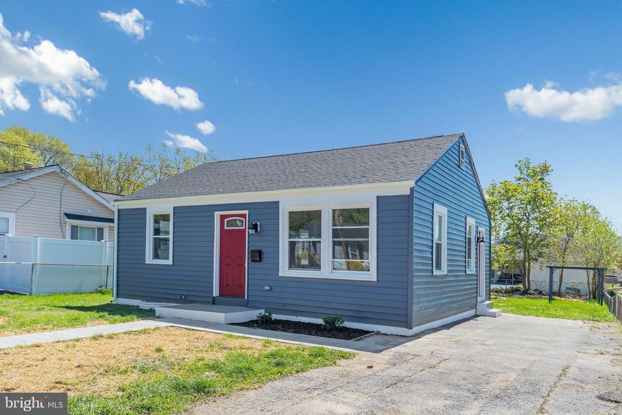 Great opportunity to own a bright and spacious newly renovated rancher with modern amenities in Essex.
Tastefully designed, this home has a Brand New Roof and has been painted inside and out. Sunlight streams in Brand New Windows throughout the day onto the Luxury Plank flooring and recessed lighting throughout this open living space and gourmet kitchen with stainless steel appliances. The main floor features 2 bedrooms, a modern full bathroom, and a closet with laundry hook-ups. Upstairs the attic has been finished with brand new carpeting and is a great space for storage. The lower level is unfinished with room for storage, and has a Brand New HVAC and Hot Water Heater. The backyard is a great space for barbecuing with family and friends this summer, and there is plenty of parking in the newly paved driveway. Located close to the water, shops, restaurants, and commuter routes. Schedule your tour today!