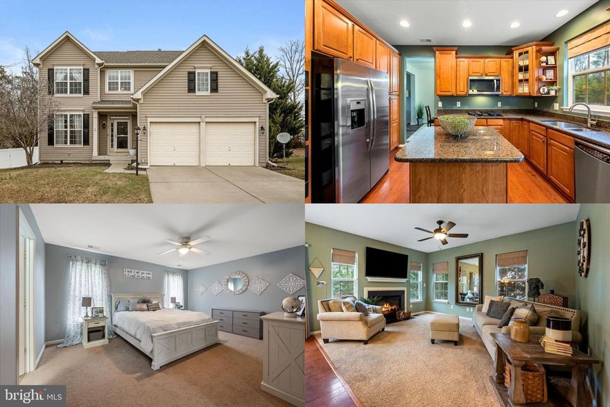 Prime east-side location, ideal for Loudoun County commuters! This 4-bedroom, 2.5-bath home offers a great layout with a basement ready to be finished, complete with rough-in already in place. Step outside to a stamped concrete patio and a fully fenced backyard with a brand-new vinyl fence—perfect for relaxing or entertaining. Recent updates include a new roof (2022), new hot water heater (2025), new LVP flooring in the family room, dining room, two bedrooms, and hall bath, plus fresh paint throughout. The shutters and front door have also been freshly painted, adding great curb appeal. Located within walking distance of Greenwood Mill Elementary and close to parks, shopping, and trash facilities. Swing set conveys! Photos may be virtually staged