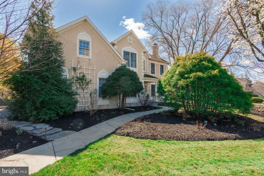 Welcome to this spectacular home situated on a cul-de-sac in the highly sought-after
Heather Ridge neighborhood! This sun-drenched home offers both a beautifully
detailed interior and a stunning exterior.
Step into the grand two-story center hall featuring a dramatic turned staircase. From the
moment you enter, natural light fills the open floor plan, enhanced by soaring nine-foot
ceilings and gleaming hardwood floors throughout. The spacious living room features a
gas fireplace with custom millwork and flows seamlessly into the dining room, enhanced
with elegant architectural columns, raised panel wainscoting, and detailed crown
molding defining each space.
Classic solid wood doors lead to a distinguished library, complete with handsome
custom cherry built-in bookcases—creating an ideal atmosphere for reading or working
from home.
You will love entertaining in the chef-inspired gourmet kitchen! Truly a showstopper -
this culinary space is equipped with high-end appliances including a Wolf range and
paneled Sub-Zero refrigerator and freezer, custom cabinetry, quartz and butcher block
countertops, and a large pantry. Just beyond the kitchen, step-down into the family
room featuring a vaulted ceiling, multiple skylights, and a cozy gas fireplace with custom
millwork—offering an inviting area for gatherings year-round. A back staircase provides
convenient access to the upper level.
Savor your morning coffee in the breakfast room with french doors leading to the
serene backyard. The EP Henry patio is beautifully framed by lush landscaping and a
charming pergola creating a perfect setting for outdoor dining and entertaining. A
whimsical moongate gracefully welcomes you into the fully fenced backyard, adding a
unique architectural element and creating a sense of enchantment. The fenced backyard offers
privacy, beauty, and a space for peaceful relaxation- your own
private oasis right at home.
The main-level laundry room is both stylish and functional, featuring a utility sink,
built-in drying rack, ample closet space, and direct access to the oversized two-car
garage, which includes custom shelving and a convenient fold-down potting table.
Upstairs, the luxurious primary suite is an exquisite retreat offering a spacious sitting
area, an expansive custom walk-in closet, a separate dressing area, and a stunning en
suite spa like bath featuring marble floors, a sumptuous soaking tub, separate marble
shower with seamless glass doors, all with high-end finishes. Three additional
generously sized bedrooms include custom California Closets, solid wood doors and
share a beautifully renovated full hall bath. A large linen closet adds extra convenience
and storage.
The fully finished basement provides additional versatile living space—ideal for a home
gym, media room, or recreation area—and includes abundant storage and custom shelving.
The gardens feature native plantings, thoughtfully designed to enhance curb appeal
while providing low maintenance, and supporting eco-friendly landscape and includes
custom lighting and sprinkler system.
This home has newer HVAC system (2023) and is in move in ready condition!
Enjoy easy access to I-95, Philadelphia, Princeton, and NYC, while experiencing the
charms of historic Bucks County living. The home is conveniently located near the new
Wegmans at Prickett Preserve Town Center and within walking distance to the Garden
of Reflection Memorial Park, Secret Garden Playground and bike trials... Enjoy dining,
shopping, and recreational opportunities in nearby Yardley, Newtown, and the
surrounding communities. All of this plus the highly rated Pennsbury School District!