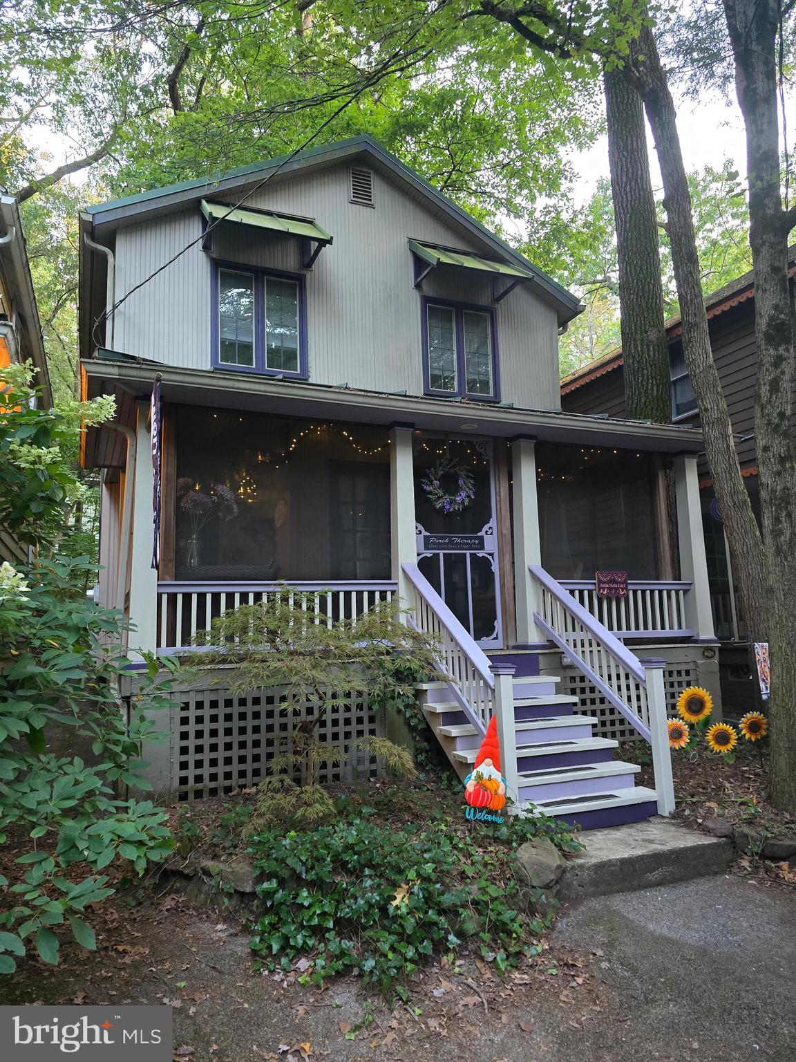 Ideally situated in the heart of Mt. Gretna’s Campmeeting—just steps from the United Methodist Church and the historic Tabernacle—this charming cottage offers both character and comfort. Highlights include hardwood floors, a fully finished basement with powder room, central A/C, and a back-up generator for peace of mind. Bonus room upstairs provides additional swing space.
Enjoy Gretna’s tranquil winter wonderland, then embrace the vibrant spirit of summer in this one-of-a-kind community. The screened-in porch is perfect for relaxing with friends, greeting neighbors as they pass by, and listening to the sounds of summer concerts drifting through the trees.
Don’t miss the opportunity to make this gem your home and become part of the welcoming Mt. Gretna tradition.
