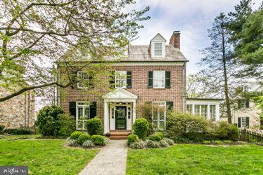 Impeccably maintained home on very desirable block in distinctive Homeland community! Five bedrooms, two full baths, on private upper levels. Main floor features a welcoming living room, separate formal dining room as well as an updated sun room for your comfort. Stuart kitchen upgrade with high end appliances and Sub Zero refrigerator. Lower level features beautifully finished family room with built-in cabinetry and outstanding laundry/utility room. Home sits on professionally landscaped quarter of an acre fully fenced for your pets and features a detached garage, incredible patio for entertaining and fountain area...very private! Easily walkable to outstanding schools...this is a must see home!