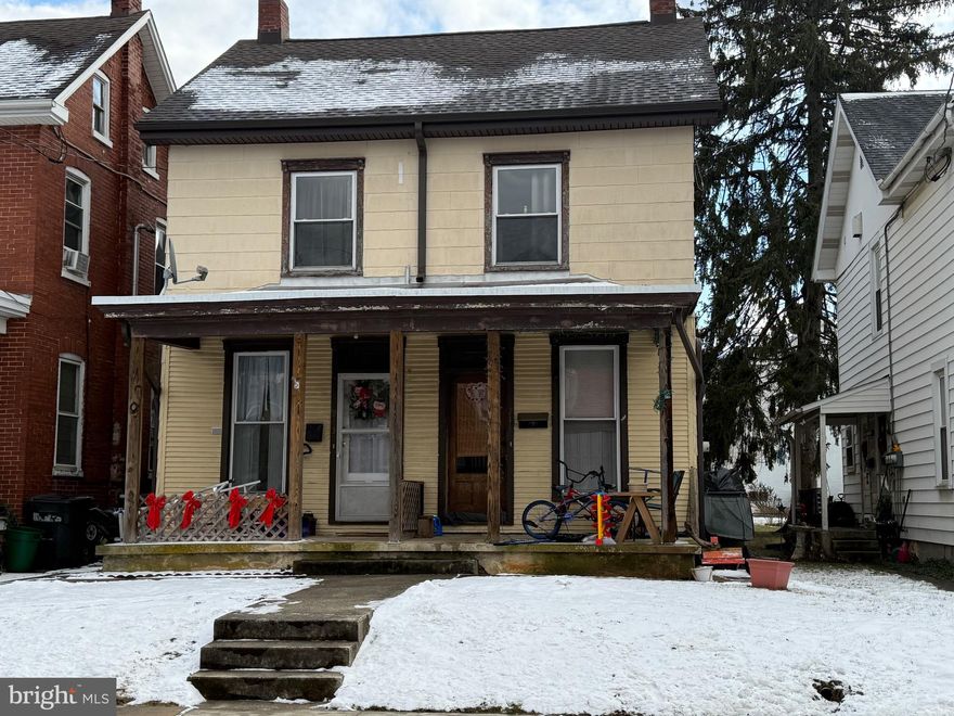 Rental for #211 is $1250.00 per month.   Rental #213 is $1295.00 per month.    Tenants take care of mowing and all utilities.    This side by side 2 story, 3 bedroom and 1 bath in each unit is an excellent investment property in Ephrata Borough. Heating is Oil Hot Air with Electric Hot Water Heaters.  Each side has its own utilities.    Both sides have newer carpeting.  Storage space off back porch on both units.    Unit #213 has been newly painted.  Interior of both are in good condition.   The tenant in Unit #213 will be moving out the end of March.   So could be good to live in that side and rent out the other to help defray mortgage payments.
