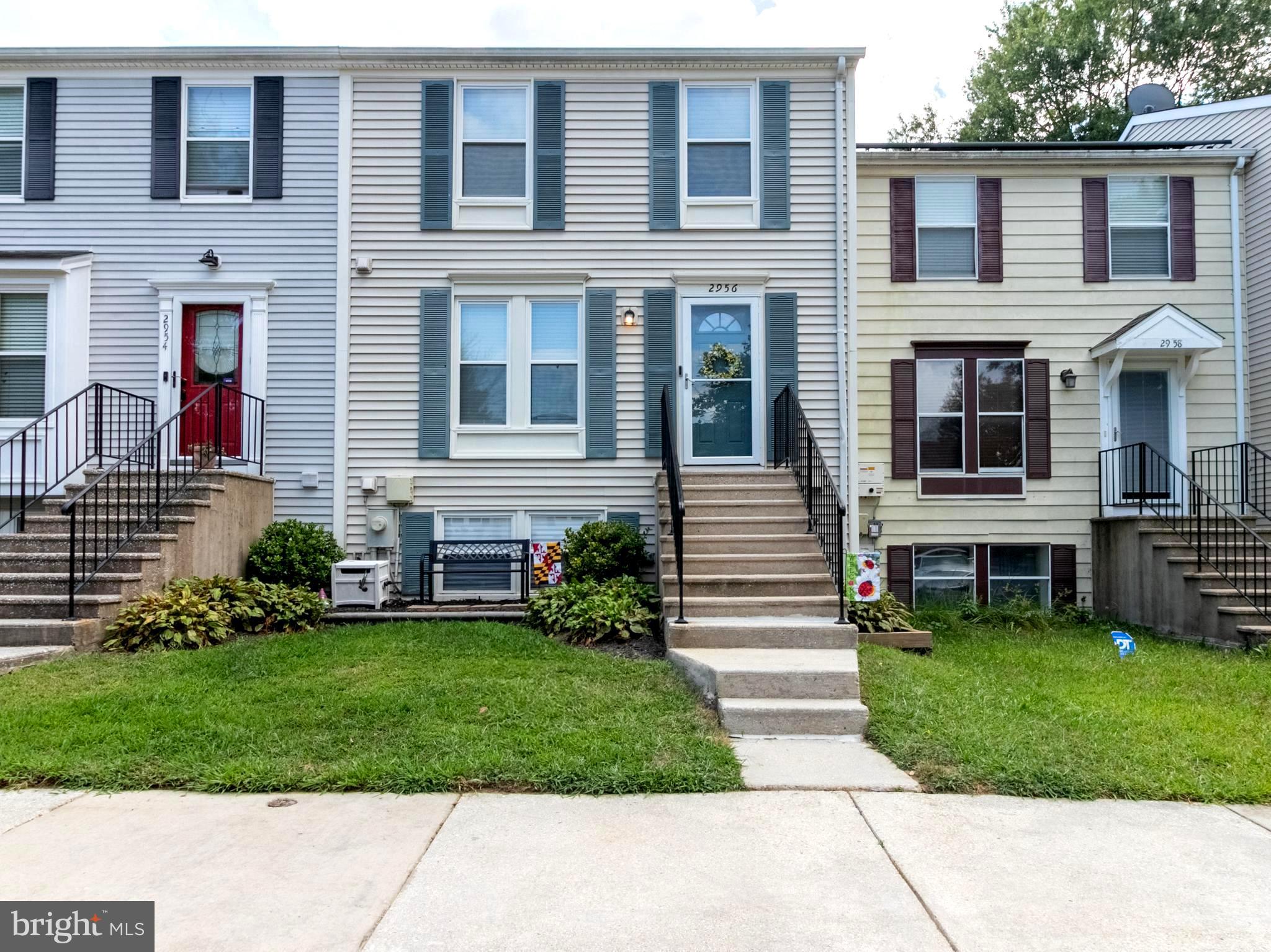 Impeccably maintained 3 bedroom townhome in sought after Allen Pond Park neighborhood! Sunny kitchen with upgraded counter tops, and NEW dishwasher. New LVP flooring in a warm, neutral color runs throughout the main level. Patio doors with built in blinds lead to a refinished deck (2020) and just recently power washed. The upper fence was also replaced in 2020. Brand new carpet on upper and lower level stairs as well as the upper level. Both bathrooms have been upgraded and the fully finished lower level has a walk out entrance into the back yard. A storage shed provides even more storage. New custom iron railings outfit the entry way. Windows were upgraded. Located In the heart of all Bowie has to offer and loaded with amenities that include outdoor festivals, shopping, walking trails, soccer fields, restaurants and more!