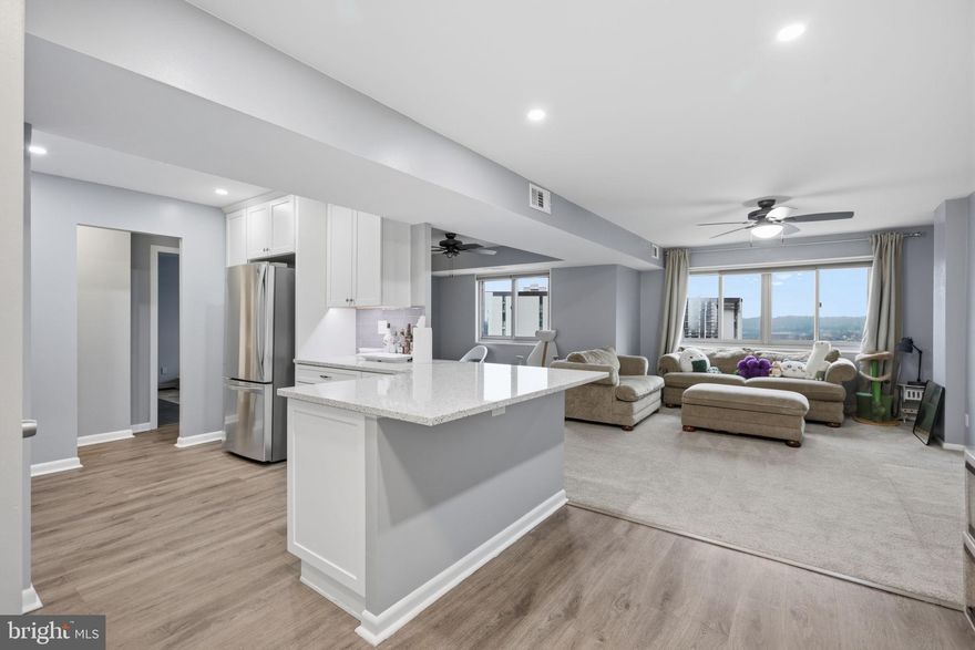 Condo fee includes ALL utilities! Welcome to Pavilion on the Park, where comfort, convenience, and style come together. This beautifully updated 1 bedroom, 1 bath condo features a modern bathroom, sleek flooring, and a newly renovated kitchen. The spacious primary bedroom includes a generous walk-in closet, and the bright, light-filled living room offers sweeping views of Alexandria. Enjoy the community garden and on-site amenities, including sauna, gym, pool, and event room. Perfectly located in Alexandria’s desirable West End, you're just minutes from the upcoming INOVA hospital campus, 395, 495, shopping, dining, and more. Move right in and start enjoying the best of park-side living. Parking included!