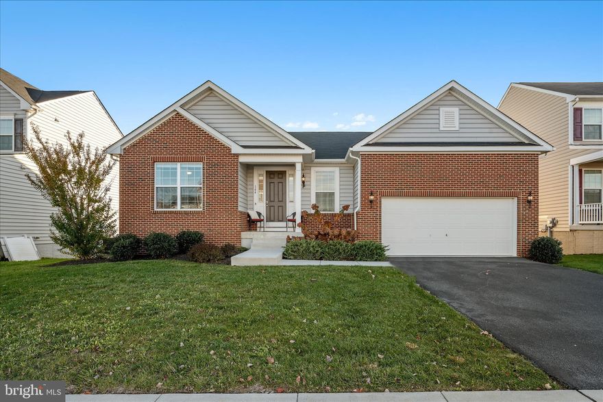 Welcome to this stunning 4-bedroom, 3-full-bath ranch style home offering over 3,300 square feet of finished living space in the desirable Shenandoah Springs community.

The open-concept eat-in kitchen features a spacious dining area and numerous upgrades, including a large center island, walk-in pantry, soft-close cabinets, granite countertops, and stainless steel appliances. The bright and inviting family room flows seamlessly from the kitchen, creating the perfect space for entertaining or relaxing.

Engineered hardwood flooring extends throughout the main living area, adding warmth and sophistication to the home’s open layout. Enjoy the versatility of a main-level office and the convenience of a mudroom located off the garage, as well as a laundry room with front-load washer and dryer. The primary suite offers a peaceful retreat with an en-suite bath featuring dual sinks, a walk-in shower, and generous closet space.

The fully finished walkout basement expands your living area with a large recreation room, a fourth bedroom with attached full bath, and a spacious unfinished storage room for all your extra belongings. Step outside to the 10x20 Trex deck with stairs leading to the backyard, perfect for gatherings or quiet evenings outdoors.

Additional highlights include custom motorized, blackout and vinyl blinds throughout the home and a Culligan water softener and treatment system for enhanced comfort and efficiency.

Ideally located just minutes from shopping, dining, and commuter routes, this move-in ready home combines thoughtful design, modern upgrades, and small-town charm. Don’t miss your chance to make it yours!