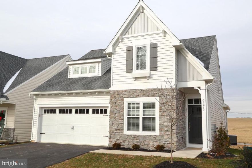 Just Finished! First floor living in new community of The Meadows. The Juniper model includes 1st flr master suite, vaulted ceilings, 2nd floor loft, painted cabinetry w/ granite/tile, daylight basement and tasteful upgrades throughout.  The Meadows features single family homes, farmland views w/ open space & walking trails, distinctive curb appeal and quick access to Rt. 283. www.MeadowsMtJoy.