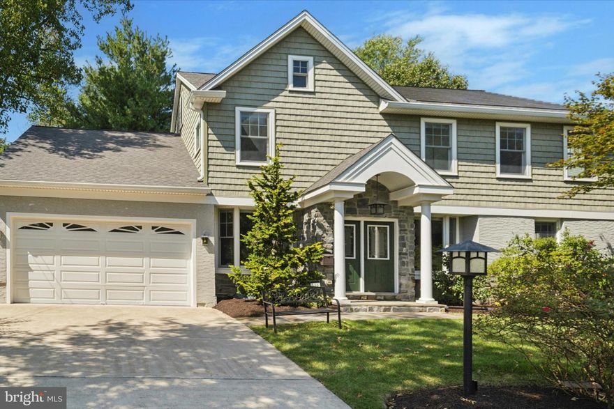 Your luxury dream home awaits in the heart of Ardmore, nestled along Philadelphia's prestigious Main Line and walking distance to Suburban Square. Completely rebuilt and renovated in 2017, this modern design offers both first AND second floor primary suites, a total of 4 spacious bedrooms, 4 modern bathrooms, first floor laundry with a mud room and a bright and airy open concept living space on a large, landscaped lot. 
 Step inside and be greeted by a welcoming open floor plan featuring a great room filled with natural light, gleaming white oak hardwood floors and large front and rear picture windows. The gourmet kitchen is a chef's delight, boasting custom cabinets, Carrera marble counters, 6 burner range with hood, Bosch Dishwasher and all stainless-steel appliances, complete with island seating and a sweep-vac under cabinet vacuum panel. The adjacent dining area flows seamlessly to a custom EP Henry slate patio, overlooking the beautifully landscaped yard offering ample opportunities to entertain. Off the dining area you will find the first-floor full guest bathroom with impressive barn door and additional access to the rear yard and swim spa, and first-floor laundry room with a large coat closet connecting to the 2-car garage.
 The sun-lit first-floor primary suite is a true retreat, featuring a luxurious en-suite bathroom with a custom bidet and jacuzzi tub/shower. The walk-in closet is fashionistas dream.
Ascending to the 2nd floor, on the left is an expansive great room over the garage- truly versatile space that can be a gym, media room or extra bedroom. Down the wide hall is a generous sized bedroom with large closet. The hall bathroom with double sinks, tub and linen closet is gorgeous. An additional linen closet is down the hall. The third bedroom is spacious with a tremendous walk-in closet, too. The 4th bedroom is the second primary suite, featuring an enormous bedroom, giant sun-lit windows, custom carpeting, large walk-in closet, and a stunning bathroom with a glass encased walk-in shower. In case you need more storage there is a full attic easily accessible in the hallway with self-spring pulldown stairs. Custom blinds can be found throughout the home as well as ceiling fans in each bedroom.
The basement is unfinished, but neat and houses all new systems including 2 Navien tankless hot water heaters, updated 200-amp electric panel, pex plumbing, a whole house vacuum and water softener/filtration system. Solar panels provide, too! The backyard provides opportunities for the avid gardener and fitness enthusiasts alike featuring a custom Endless Pools Swim Spa (jacuzzi settings, variable swim current, treadmill, water feature & lighting). Completely fenced in this yard provides a secluded paradise.
 Located in a wonderful, tree-lined neighborhood, this home is just a short walk to Ardmore’s vibrant shopping, dining, and entertainment options, as well as South Ardmore Park, Suburban Square and the Ardmore train station. Enjoy the best of suburban living with quick access to downtown Philadelphia and Lower Merion Schools.
 This home has so much to offer its next owners! All you’ll have to do is unpack.