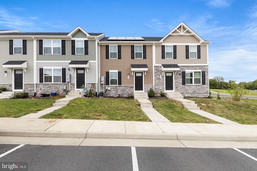 A true charmer of a Townhouse, located in the Shenandoah Valley, scenic town of Strasburg, VA! The neighborhood of Cedar Springs is conveniently located to all amenities of shopping, commuting, restaurants, schools, downtown! The home is offering 3 bedrooms / 2 full baths / a primary bedroom that has a bathroom with oversized walk-in closet / and a 1/2 bath on the main floor! Only one owner, who has meticulously maintained the home, to make sure it is sold as a cherished purchase to the next buyer! The seller is also offering to any purchaser, the newer Solar Panels installed on the home that will be free and clear of any loan, which can be used to offset the rising cost of power!! There is a full basement, that is unfinished and waiting for your ideas to make it an incredible space; also offering a plumbing rough-in for a bathroom and an outside entrance door to the back yard area! All bedrooms are wonderfully sized, where one would make an excellent office / wrap room / sewing room! The rear Trex deck is a such a wonderful space to use for entertaining / plants / hanging out! LVP Flooring in the kitchen / Carpeting upstairs! Nice mountain views from the neighborhood!