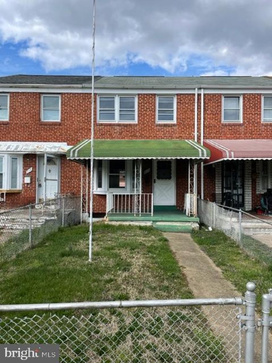 Middlesex three bedroom interior townhome with three floors of living with a deep fenced rear yard. Another well kept long term owner is offering their pride & joy to your buyer who's looking for a place to make their own. Spacious rooms with some recent updates but ready for your ideas. A blank canvas awaits for your investor or owner. This one only needs cosmetic finishes and would be just the right fit for a tenant looking  to own their own place. Sold as is. Ground rent to be determined by buyer, seller will not redeem. Short sale opportunity where the listing agent has a direct like to the decision makers. Super quick approval and acceptance process. Call for details.