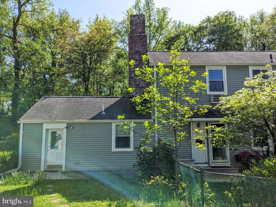 Frame end unit with attached boiler room addition.