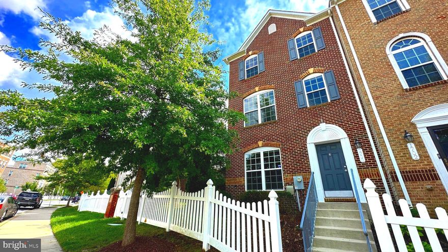 Welcome to this end-unit brick townhome in the sought after Westphalia Row. This beautifully renovated 3 bedroom, 2.5 bathroom  townhouse features a main entrance with a bonus room ideal for a home office, den, or flex area and interior access to the 2-car garage.  Gleaming hardwood floors.  Numerous windows and the sliding-door access to a balcony.  Enjoy a bright and spacious living space, separate dining room sharing a cozy fireplace. The kitchen boast plenty to cabinetry, stainless steel appliances, backsplash, granite countertops, a kitchen island, the washer/dryer closet, and the always convenient glass-desk corner cabinetry.. Upstairs, you'll find a large primary suite bedrooms with its own en-suite bathroom (jacuzzi and shower)  and walk-in closet. Two more large bedrooms with windows that pour in natural sunlight and 1 upgraded shower tub full bathroom.
Commuting is a breeze with easy access to I-495 exits and Maryland’s major highways.