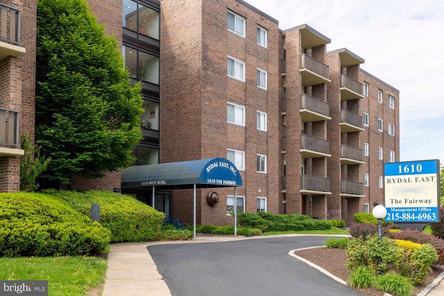Welcome to The Fairway #510 W.  This top floor unit offers three spacious bedrooms and two full baths this home offers a lot of potential. Step into the open living and dining area equipped with a galley kitchen and peek through perfect for entertaining. Enjoy your morning coffee out on your private patio, with the preferential rear view of the lush trees, it's perfect for those quiet early mornings.  A great community in a fantastic location- you have restaurants, shops and the regional rail line just steps away!