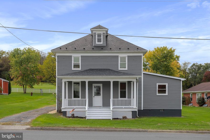 This is a must see! Offering the charm and characteristics of an old farm house with the luxuries and conveniences of a modern-day home in New Market. This unique renovated 4 bedroom, 3 full baths with office/ den sits on .52 of an acre featuring an outbuilding that would make a perfect workshop! New kitchen with butcher block countertops, new cabinets, appliances and farm style sink. Updated baths, new carpet and freshly painted. Windows, plumbing, electrical, HVAC & hot water heater were all done in 2023.  The hardwood floors have been sanded and stained to keep that farm house feel. Come and check out this beautiful property!  Easy access to Route 81, Caverns and the Town of New Market. 19 Miles to JMU!