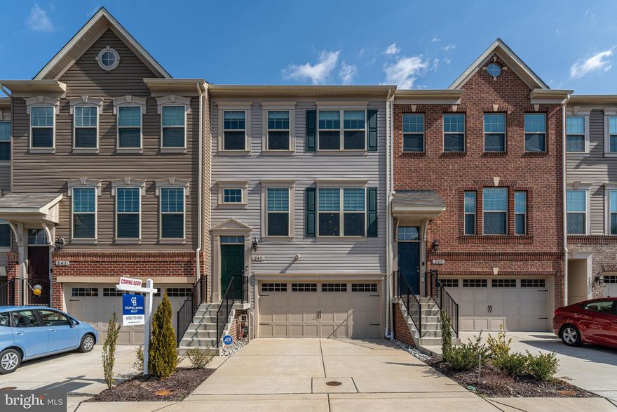 Multiple offers received !! Highest and best by 5pm Saturday. Magnificent three years young Townhome located in Harmans Reserve. This bright and open floor plan features, Hardwood floors on the main level . A gourmet kitchen with granite countertops , stainless steel appliances , an extended island , recess lighting and cabinets galore. The upper level features three generously size bedrooms and two full baths. The  owners suite features a walk in closet, oversize soaking tub and shower. The basement is fully finished with entrance to the garage and a rear exit. Conveniently located within minutes to major highways , shopping , the MARC train and Ft. Meade. A must see!
