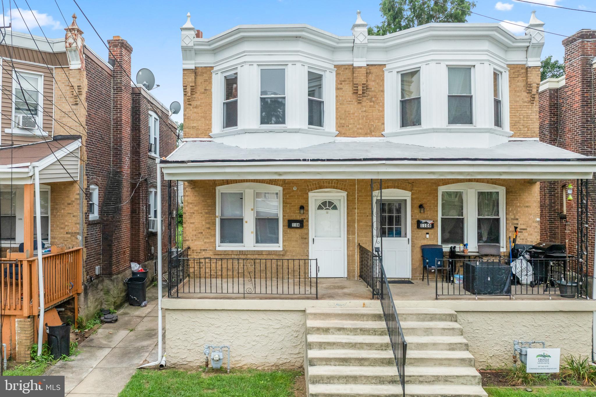 This charming Colonial-style twin home, constructed in 1930, offers a blend of classic architecture and modern amenities, making it an ideal choice for discerning buyers seeking both character and functionality. The property is in very good condition, showcasing a well-maintained brick exterior that enhances its curb appeal. Inside, the residence features three spacious bedrooms and a full bathroom, providing ample space for relaxation and privacy. The interior is adorned with a combination of carpet, luxury vinyl plank, and ceramic tile flooring, ensuring both comfort and durability throughout the living areas. The kitchen is equipped with a suite of stainless steel appliances, including a built-in microwave, stove, refrigerator, dishwasher, and compactor, catering to the needs of culinary enthusiasts. The gas oven/range offers precise temperature control for cooking, while the stacked washer and dryer, conveniently located on the main floor, simplifies laundry tasks. The daylight, partial basement presents an opportunity for additional storage or future customization, allowing buyers to tailor the space to their specific needs. The property is situated on a lot of 0.04 acres, providing low-maintenance outdoor space while still allowing for potential landscaping or personal touches. On-street parking is available, ensuring convenience for residents and guests alike. This home is ideally located in a community with access to public transportation, quick access to all major roads, and is a short drive to the Philly airport, Center City Philly, the sports complex, shopping, and much more. This property presents a unique opportunity to own a well-appointed home that combines historical charm with modern conveniences. The thoughtful selection of appliances and features ensures that it meets the practical needs of today's home buyers while providing a comfortable and inviting living environment. Schedule to see this home today, make an offer, and you could be all settled before you know it.