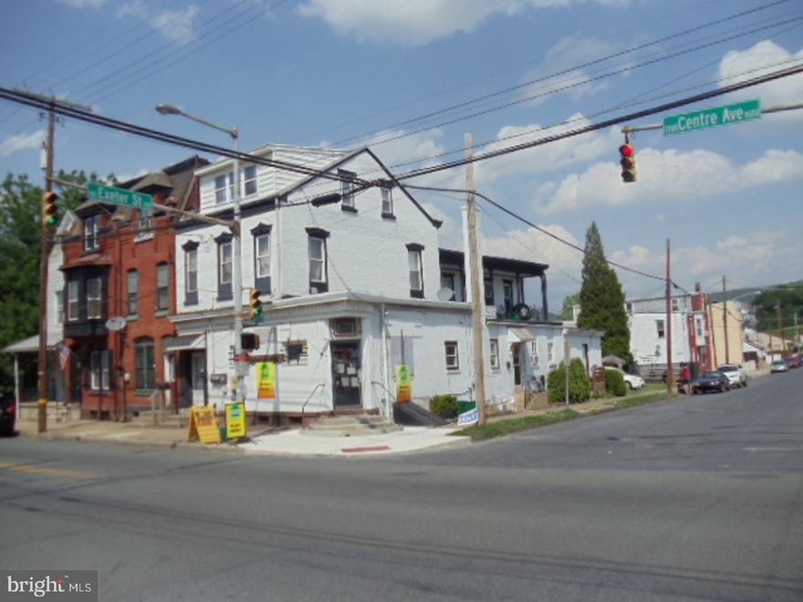 This is a very well-maintained corner building with a store front and 2 large 3 bedrooms apartments that are in above average condition.  Replacement windows.  Washer/dryer hookups in basement for each tenant.  Fully rented.  One block to elementary school.  2 blocks to the Reading Stadium.  Off street parking.  Quick access in and out of city with close proximity to Rt 61 and 5th St Hwy.