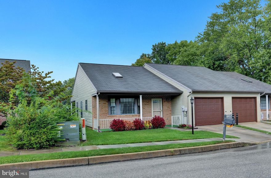 Welcome to one level living on a quiet cul-de-sac! This well kept, 2 bedroom, 1.5 bath, semi-detached home is within walking distance of Hanover's parks, shopping & restaurant amenities! Features include eat in kitchen, bay window, skylight and a spacious living room with adjoining patio that leads to your backyard sanctuary! Primary bedroom suite boasts full bath with new vinyl plank flooring and walk in closet. Newer hot water heater. New central air/heat in 2019! Don't miss out; schedule your showing appointment today!