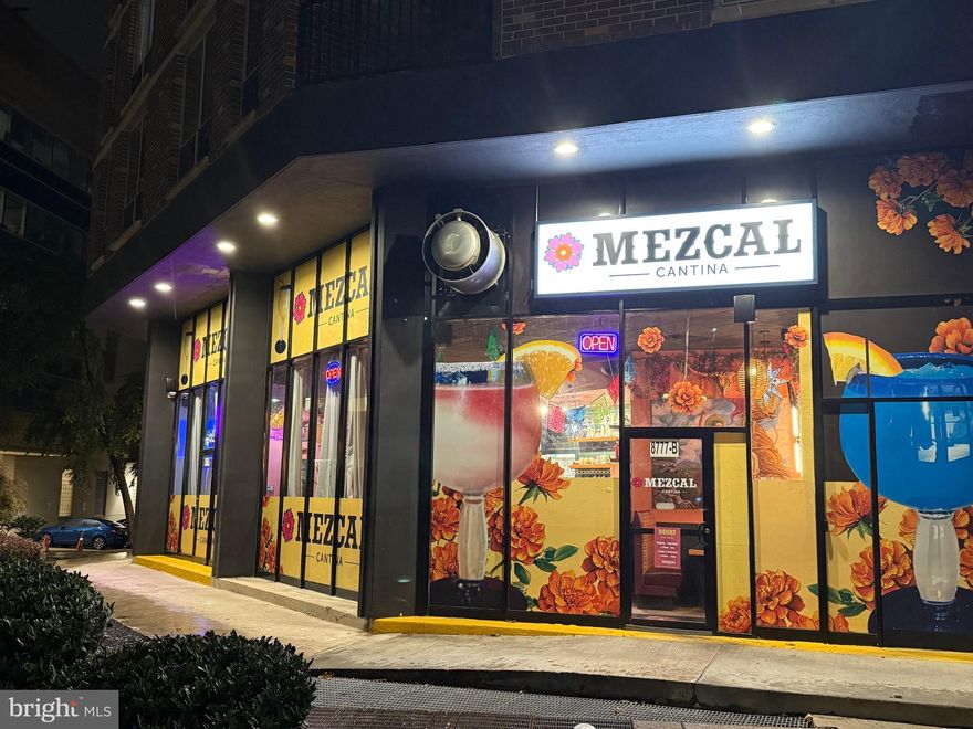 8777 B  1st Ave., Fully Built Out RESTAURANT – For Lease
Silver Spring, Md. 20910

Space:      This +/- 1,397 s.f. space contains a fully built out restaurant space for lease.  The kitchen contains a +/- 4’ x 10’ hood system, 3 compartment sink, quarry tile floor, hand sink and all the equipment from the current operator.  The customer area has seating for +/- 40 people with various types of seating and has tile floors throughout.  There is an accessible bathroom, office and storage room with a utility sink.  The storage room is all plumbed out for a 2nd bathroom as well.  The customer area has high drop ceilings and the front facade is all glass which provides great natural light. There is an accessible ramp for the front door and central HVAC for the space.  This is a direct lease with the building owner.   

Rental Rate:      $4,400 per month or best offer, plus utilities.  

Furniture & Equipment:              Landlord is looking for the highest acceptable price and best terms for the furniture and equipment structured so that the new tenant will have complete use of this equipment and ownership will fully transfer after tenant has made its 60th rental payment.  Asking $70,000 or best offer for all furniture and equipment.   Payment could be all cash upon lease execution or initial lump sum payment with balance paid monthly over the initial 60 months at a market interest rate, negotiable.